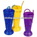 Plastic Goblet Tumbler straw cup